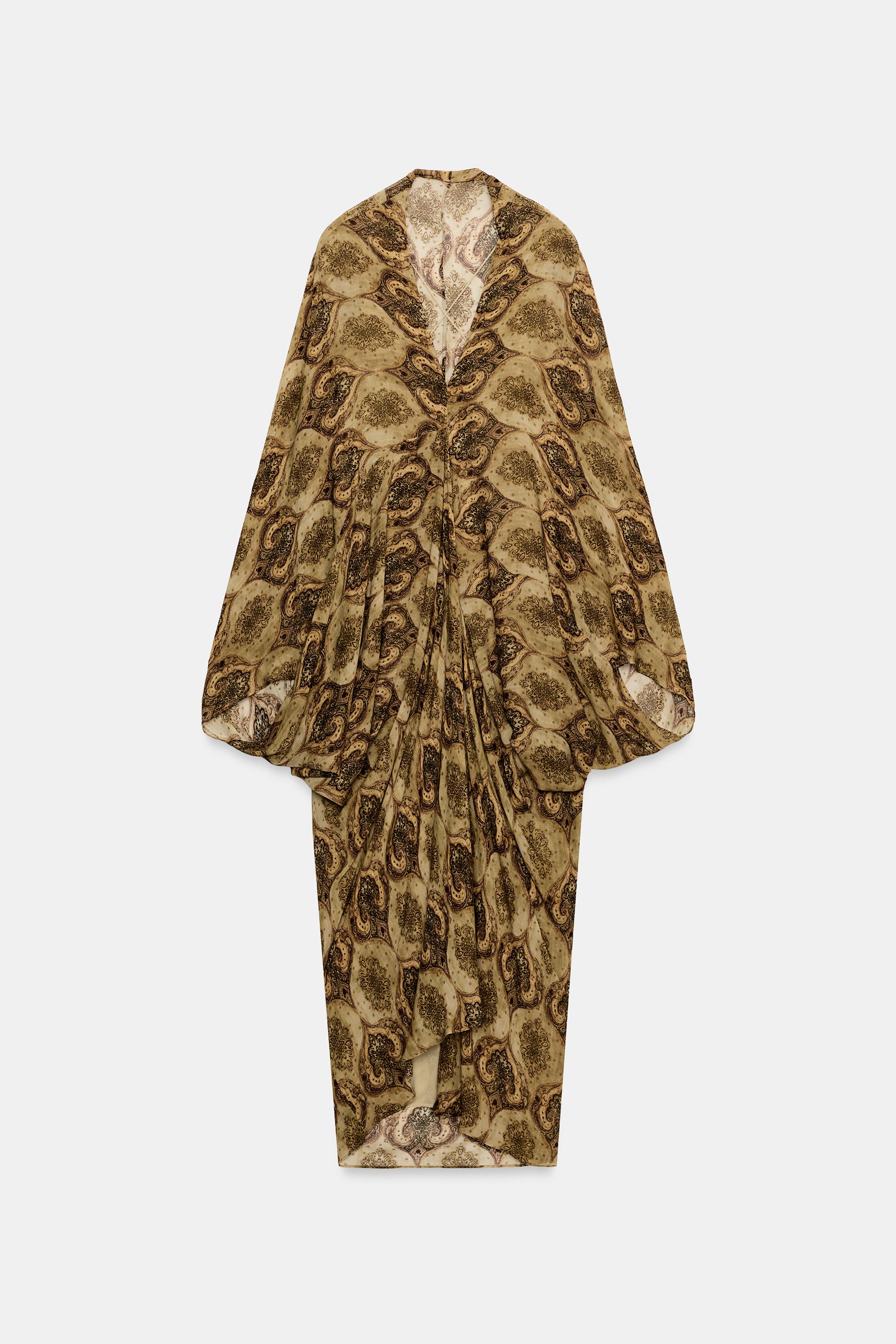 ZW COLLECTION PRINTED MIDI DRESS